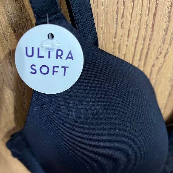 b tempted by Wacoal Women’s Black Ultra Soft Underwire Bra Sz-34B  NWT - Picture 7 of 9
